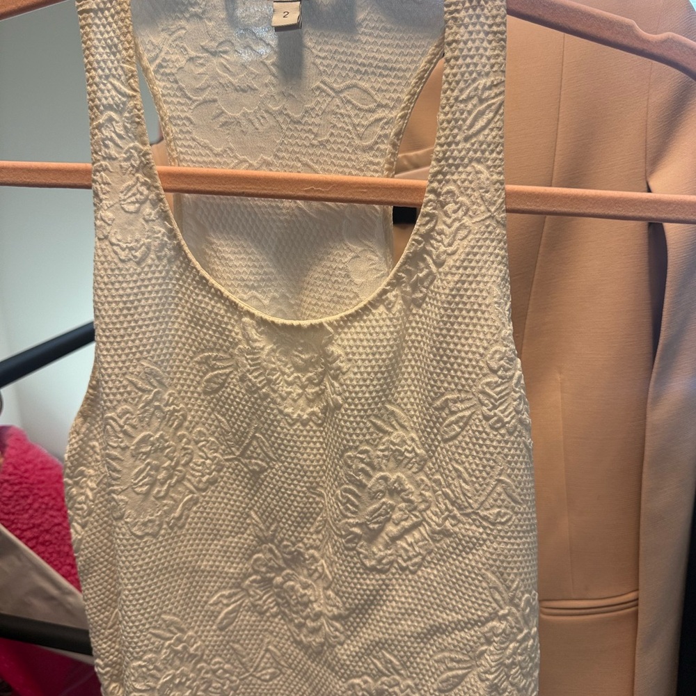 Derek Textured Floral Tank Dress